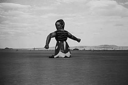 Una fotografía de Bill Brown, realizada en el Burning Man Festival, imagen del Seminario Internacional Punto de Vista 2012 